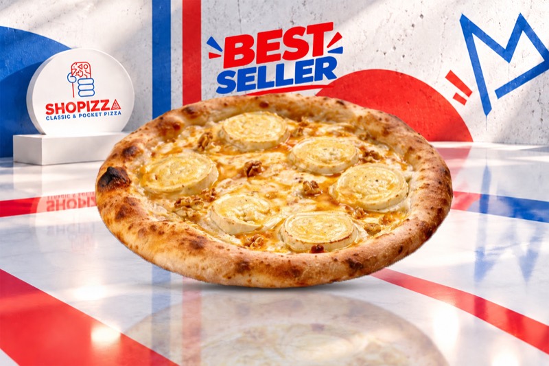 Pizza chèvre miel